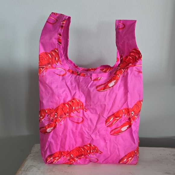 BAGGU Handbags - BAGGU Pink Lobster Reusable Tote